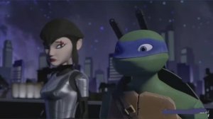 фан анимация лео и карай их поцелуй(tmnt 2012)