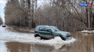 Уровень воды в Вятке поднялся на 10 см и достиг отметки в 317 см от нулевого поста