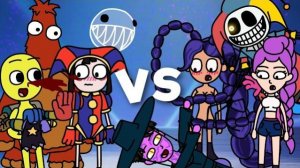 НОВАЯ БИТВА: ВСЕ ПЕРСОНАЖИ-Poppy Playtime, глава 5 Х Охотницы на демонов Kpop Х Цифровой цирк