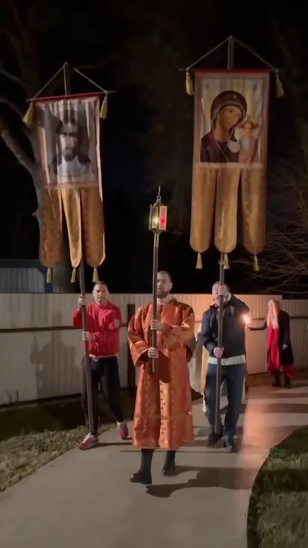 Крёстный ход Преображенского храма в честь Воскресения Господня