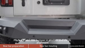 Tank300 Бампер силовой задний с ПТФ Tengqian Predator