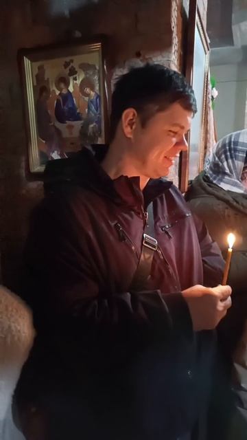 Освящение Пасхальных снедей. 1 ч.