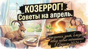 🐐 КОЗЕРОГ!  Советы на апрель.