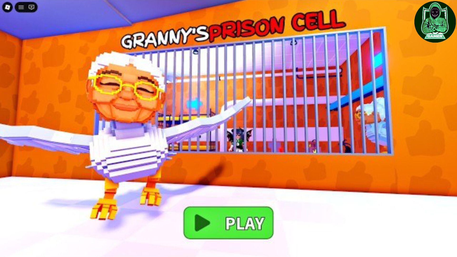 Секретный побег бабушки из тюрьмы! Obby Gamepaly #roblox