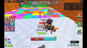 Я успел встать на голубой цвет и получил OMEGA брейнрота в это роблокс игре