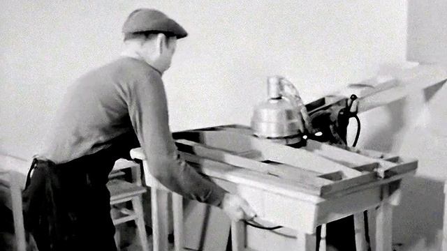 1968 год. Ялуторовск. Лесозавод. Мебельный цех