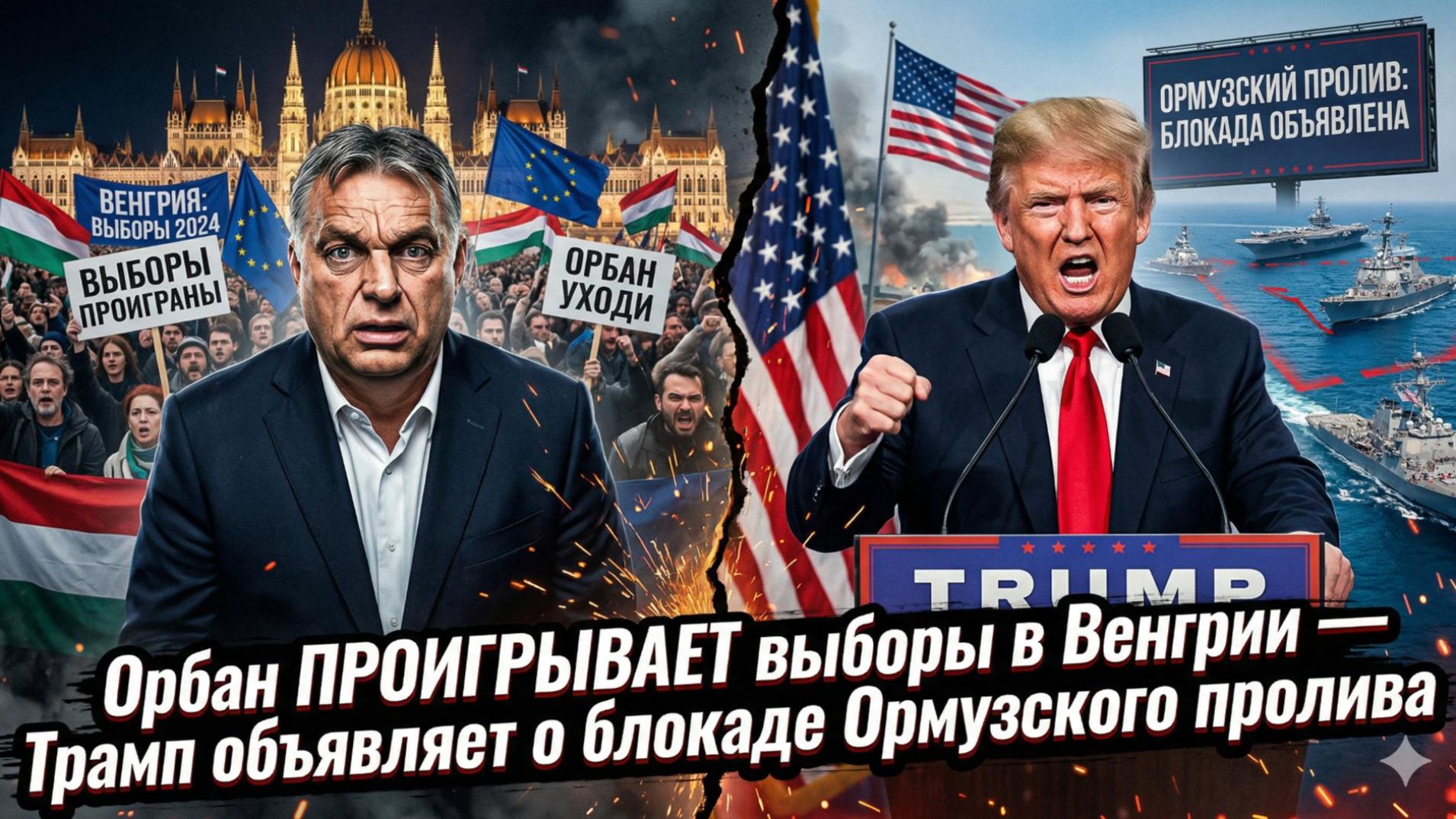 🔥Себастиан Сас | Орбан проиграл выборы в Венгрии! А Трамп блокирует Ормуз - мир в шоке