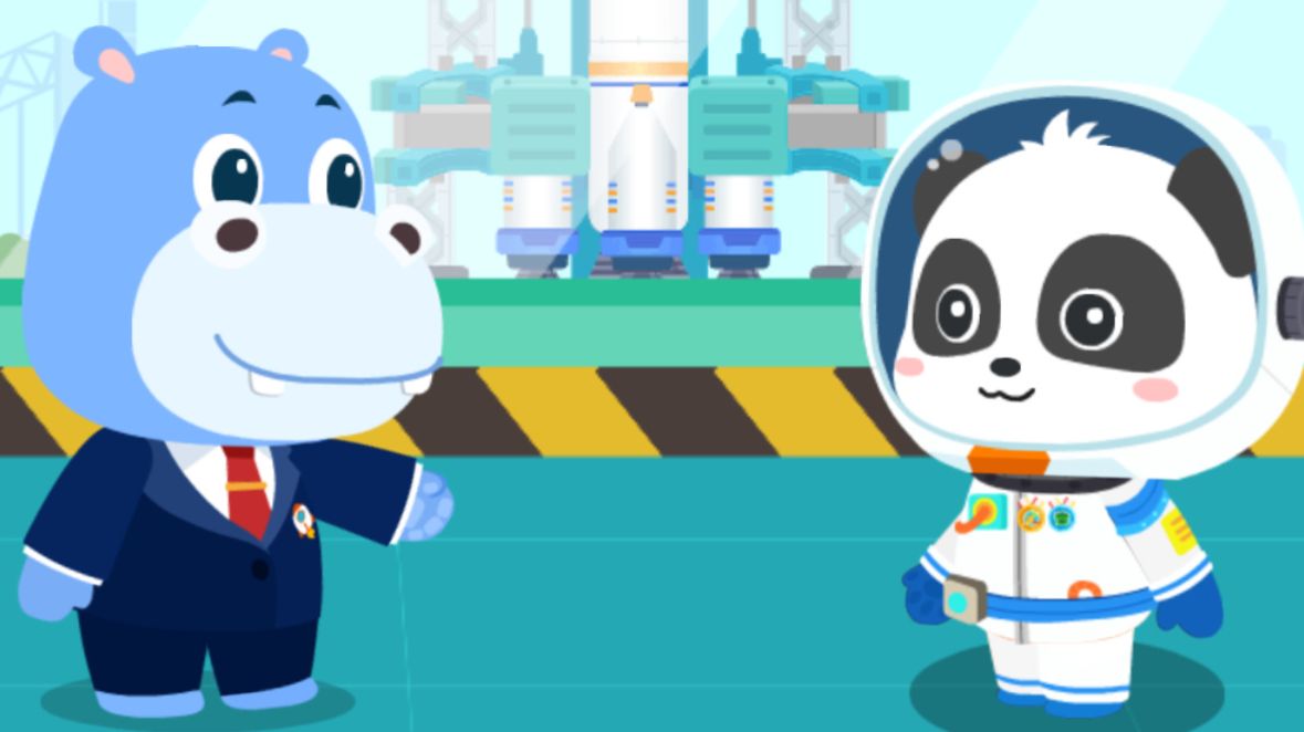 Панда. Бейби басс. Панда школьный автобус. Что кушают космонавты. Для детей