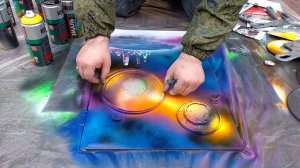 1213, 04.06.2021, Орёл, художник Алексей Шишканов, спрей, пэйнт, арт, spray art кт Победа, картины