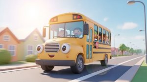 Школьный автобус поет утреннюю песню 🚌🎶 | мультфильм для детей и утренние приключения
