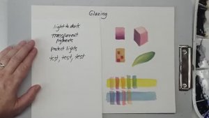 Основы акварельной лессировки и наложения слоев