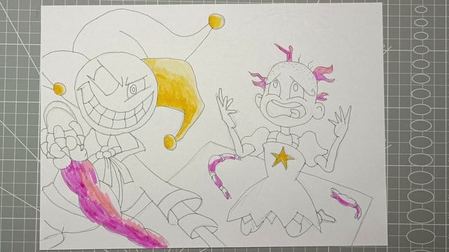 Рисуем Месть Прототипа. анимация Poppy Playtime 5