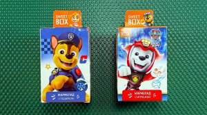 ЩЕНЯЧИЙ ПАТРУЛЬ Sweet Box с ГОНЩИКОМ и МАРШАЛЛОМ! РАСПАКОВКА + ДЕГУСТАЦИЯ МАРМЕЛАДА!