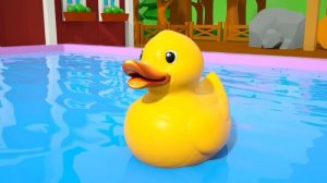 Мультики для детей про автобус и колеса - Разноцветные яйца на ферме - Детские стишки и песенки