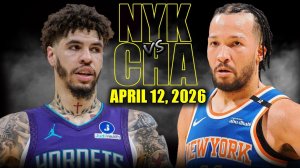 13.04.2026 | ОБЗОР МАТЧА | Нью-Йорк Никс - Шарлотт Хорнетс | Highlights