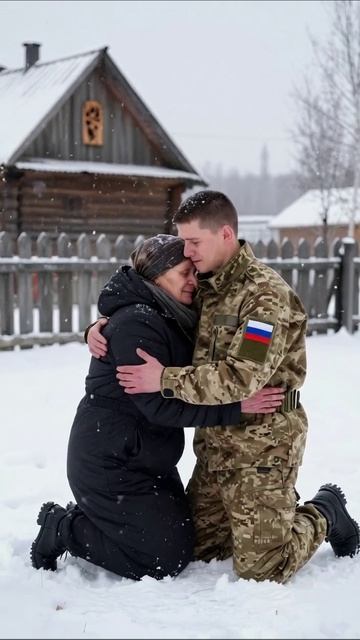 Встреча в снегу: Одна история, две судьбы #семья #любовь #встреча