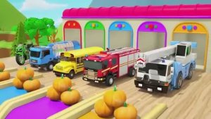 Акуленок Песня "Колеса в автобусе" - Колеса в форме футбольного мяча. Детские песенки для малышей