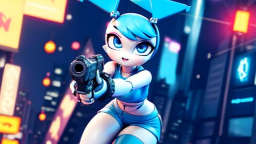 Женщина-робот. ИИ песня