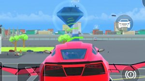 Мультики для мальчиков - Летающая машина Flyinh Car Stunt Game