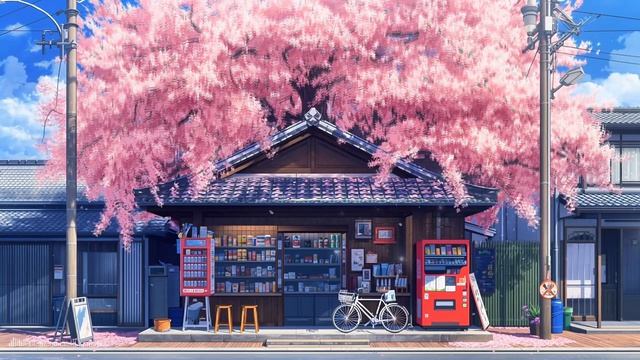 1 час чтения на свежем воздехе 🌸 Study With Me [lofi]