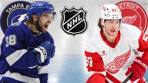 ХОККЕЙ ЧЕМПИОНАТ НХЛ.  ТАМПА - ДЕТРОЙТ.  ТЕКСТОВАЯ ОНЛАЙН ТРАНСЛЯЦИЯ