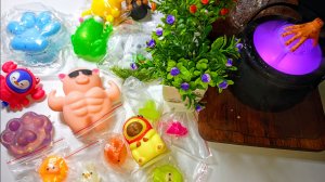 АСМР Распаковка сквишей и антистрессов 💞 Таба сквиши 🤗 силиконовые антистрессы 🤯