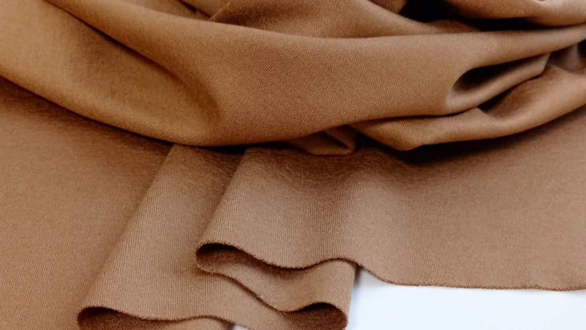 Трикотаж джерси шерсть с кашемиром Италия, 542 кэмел