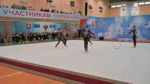 Выступление гимнасток в честь 80 летия Победы