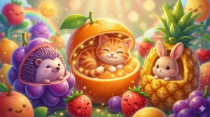 Секретные домики зверят: слушаем фруктовый АСМР 🍓🐰💤