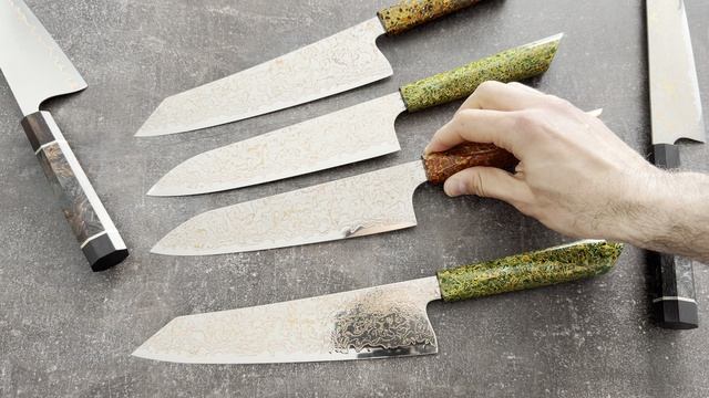 Поварские ножи с применением резного лака династии Цзинь! Шедевры!!!