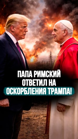 Трамп сделал жёсткое заявление о Ватикане! // В чём США обвинили Папу Римского? #shorts