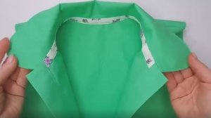 Без оверлока! Потрясающе простая техника вшивания воротника в горловину