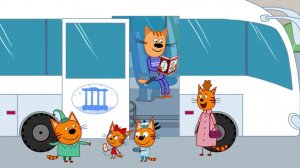 Три Кота Мультфильм для детей - Веселая Поездка | Три Кота Мультик смотреть | Развивающая игра