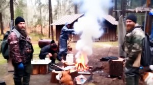 Охота и Рыбалка в Тайге Ловля Хариуса Ленка Встреча со Староверами Костер 10 дней Ветровал дорога