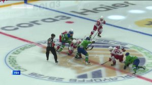 Как в Уфе прошел матч ХК «Салават Юлаев» и ХК «Локомотив», где гости одержали победу со счетом 2:3