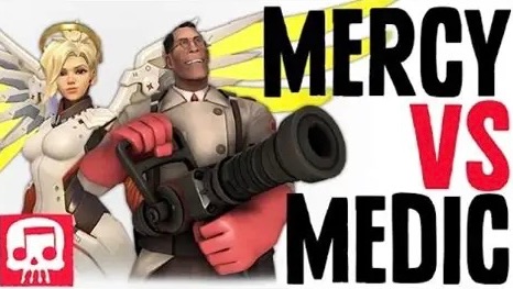 MERCY VS MEDIC RAP BATTLE by JT Music