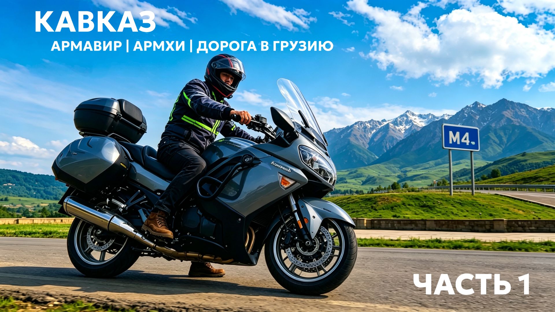 Часть 1 |  М4. Армавир. Кавказ. Дорога на Грузию. Мотопутешествие на 6 тысяч километров.