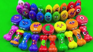 Мультики для детей. Играем на яркой площадке с игрушками из коробочек. Мультики для малышей