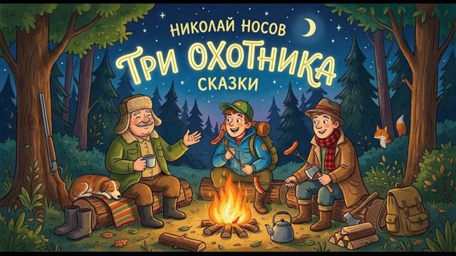 сказка Три охотника  Н.Н. Носов