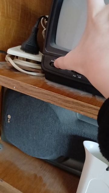 Шум при включений монохромного телевизора