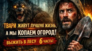 Выжить в Лесу: Твари Живут Лучшую Жизнь, А Мы Копаем Огород. Реалистичное Выживание». 6 Часть