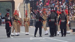 Смена караула на границы Индии и Пакистана