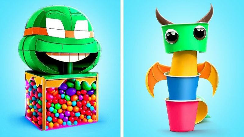 Радужные поделки из бумаги и картона Лучшие идеи своими руками для дома