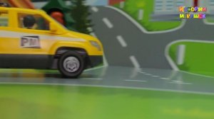 Видео для детей - Игрушечные машинки в мультике - Угон Автомобиля.