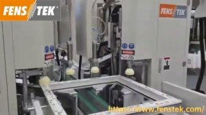 производственная линия для сварки и очистки углов с двумя головками