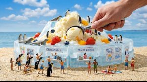 Mini-World против Spoon: никто не выйдет победителем | AI Ultra Macro 4k