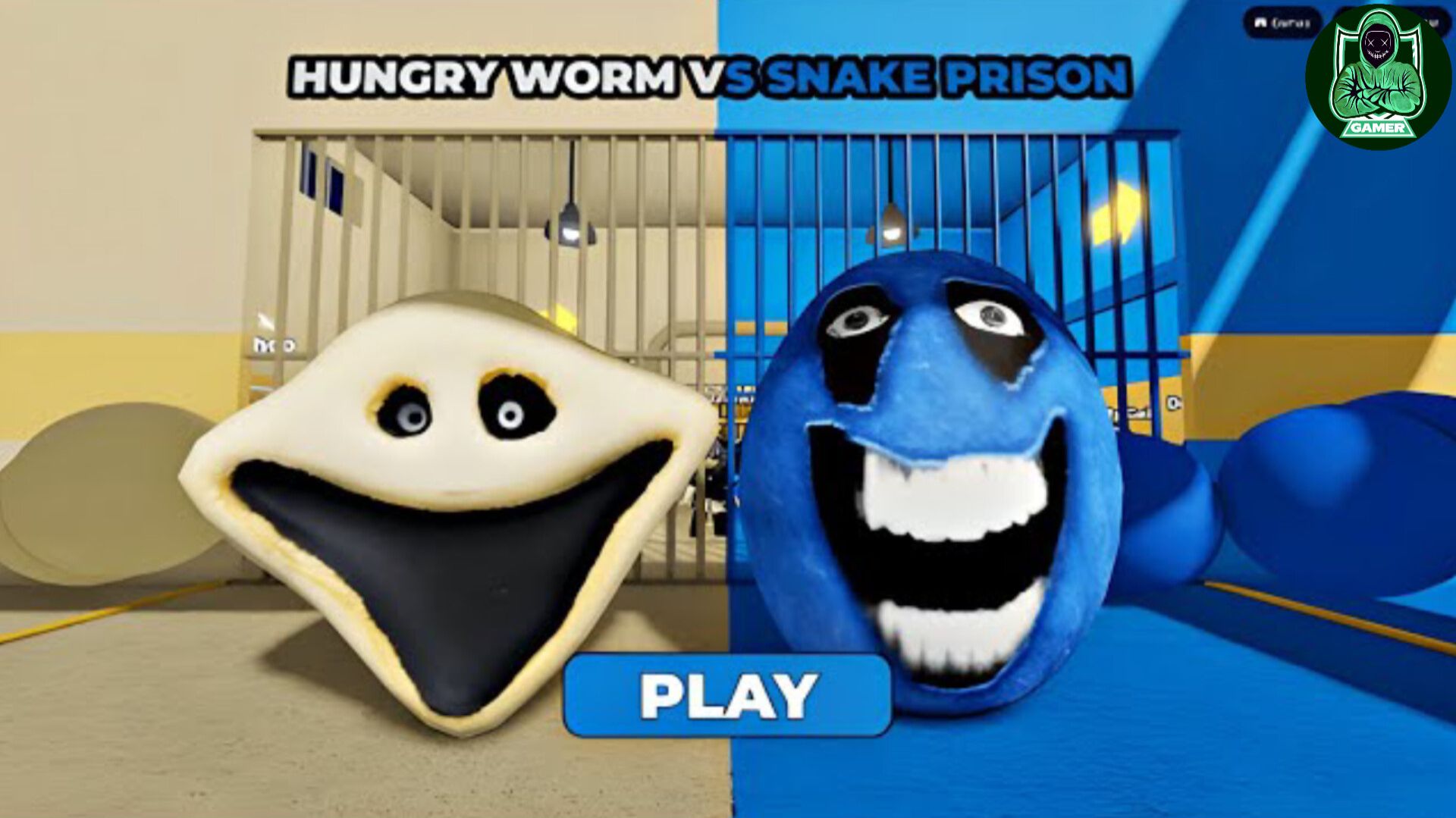 Голодный червяк против змеиного побега из тюрьмы! 😱🐛🐍  #Roblox #Obby