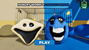 Голодный червяк против змеиного побега из тюрьмы! 😱🐛🐍  #Roblox #Obby