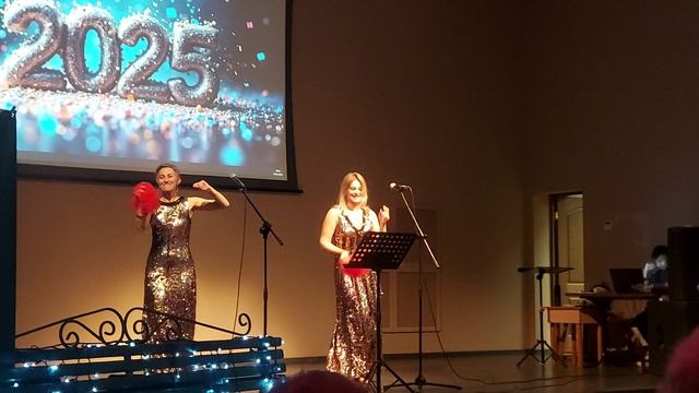 Концерт женского дуэта в санатории Виктория. Композиция За четыре моря 05.01.25