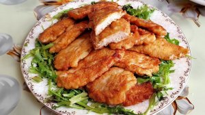 Теперь куриную грудку готовлю только в луковом кляре